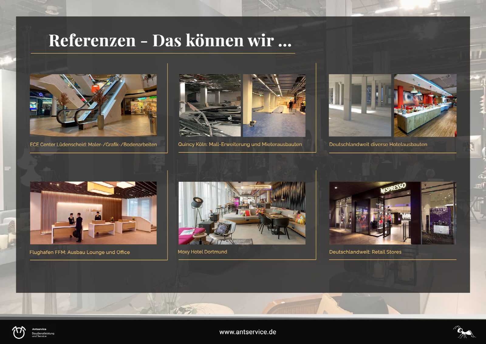 Antservice – Hochglanz-Broschüre für Partner