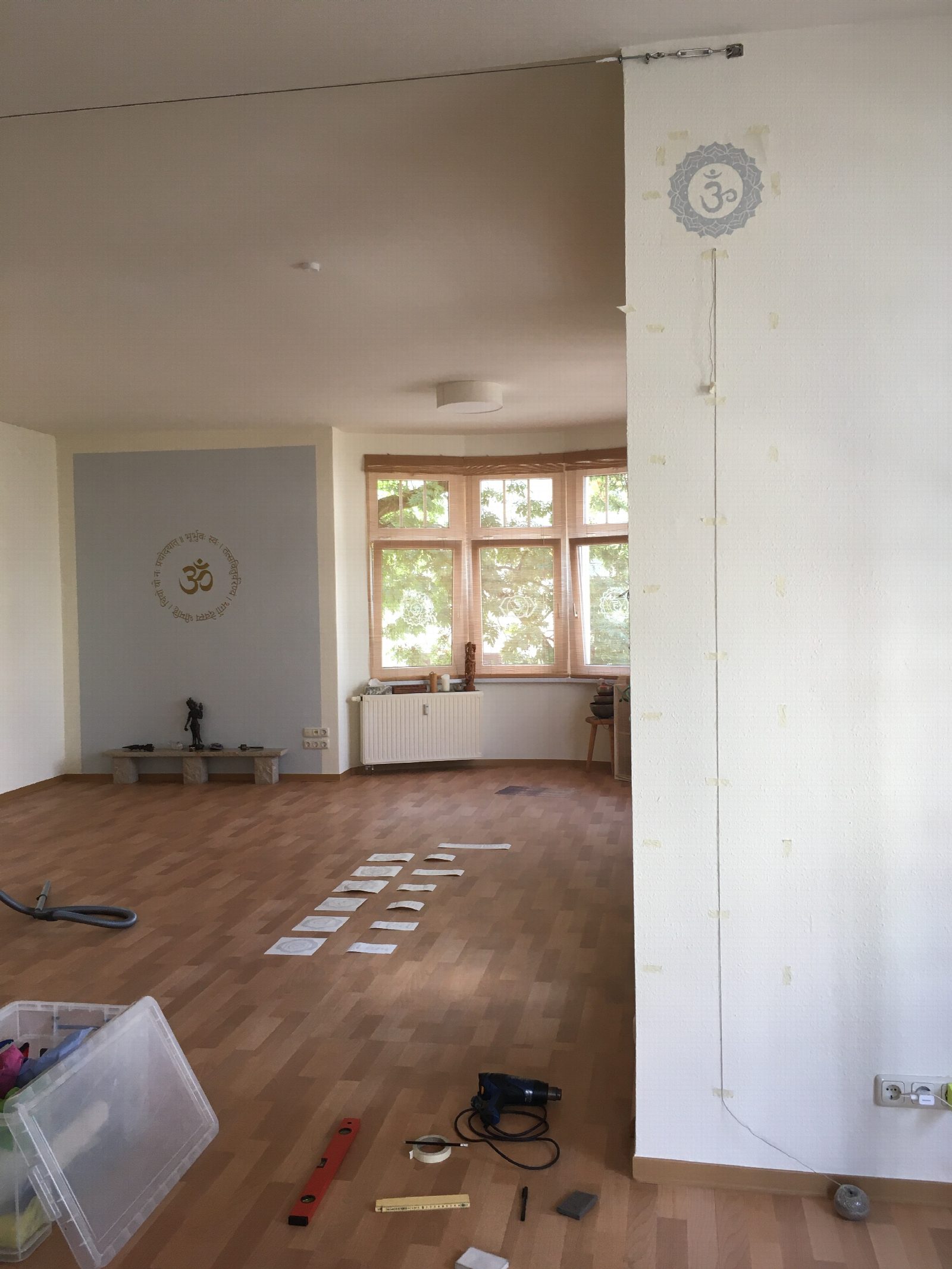 Wand-Tattoos & Beschriftung Yoga Yantra Studio