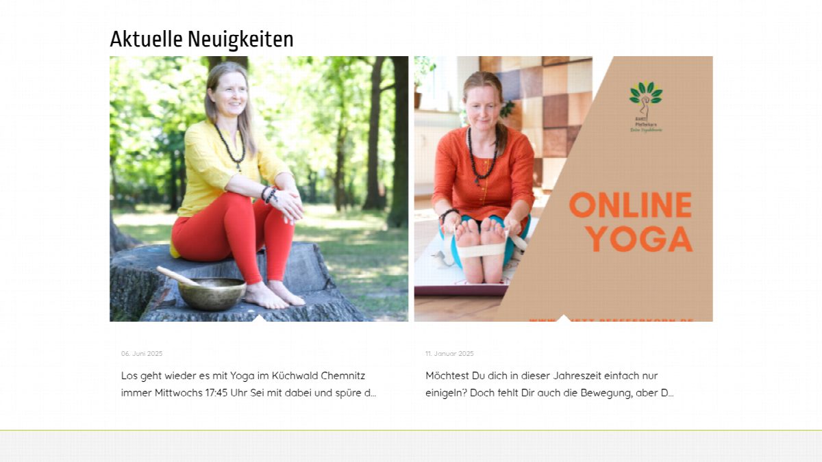Anett Pfefferkorn – Komplettausstattung für den Yogastart